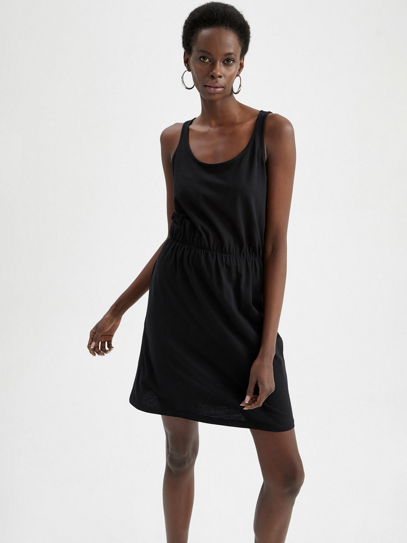 Платье мини DeFacto модель T8056AZ-BK23 Фото