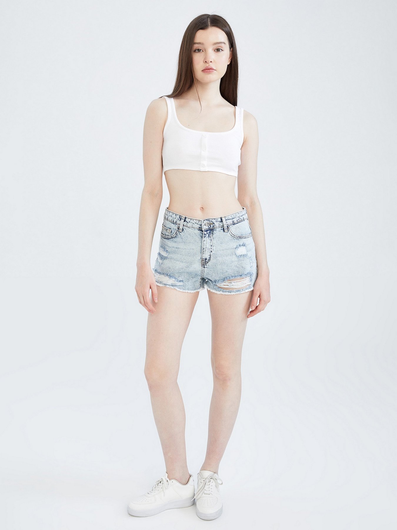 Шорты джинсовые DeFacto модель X3017AZ-NM28 Фото