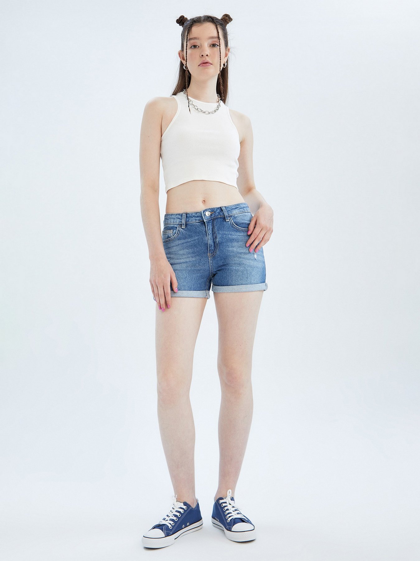 Шорты джинсовые DeFacto модель X3506AZ-NM28 Фото