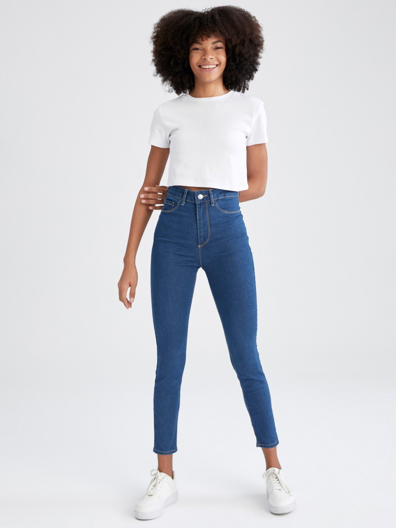 Скинни джинсы DeFacto Skinny модель X0797AZ-NM28 Фото