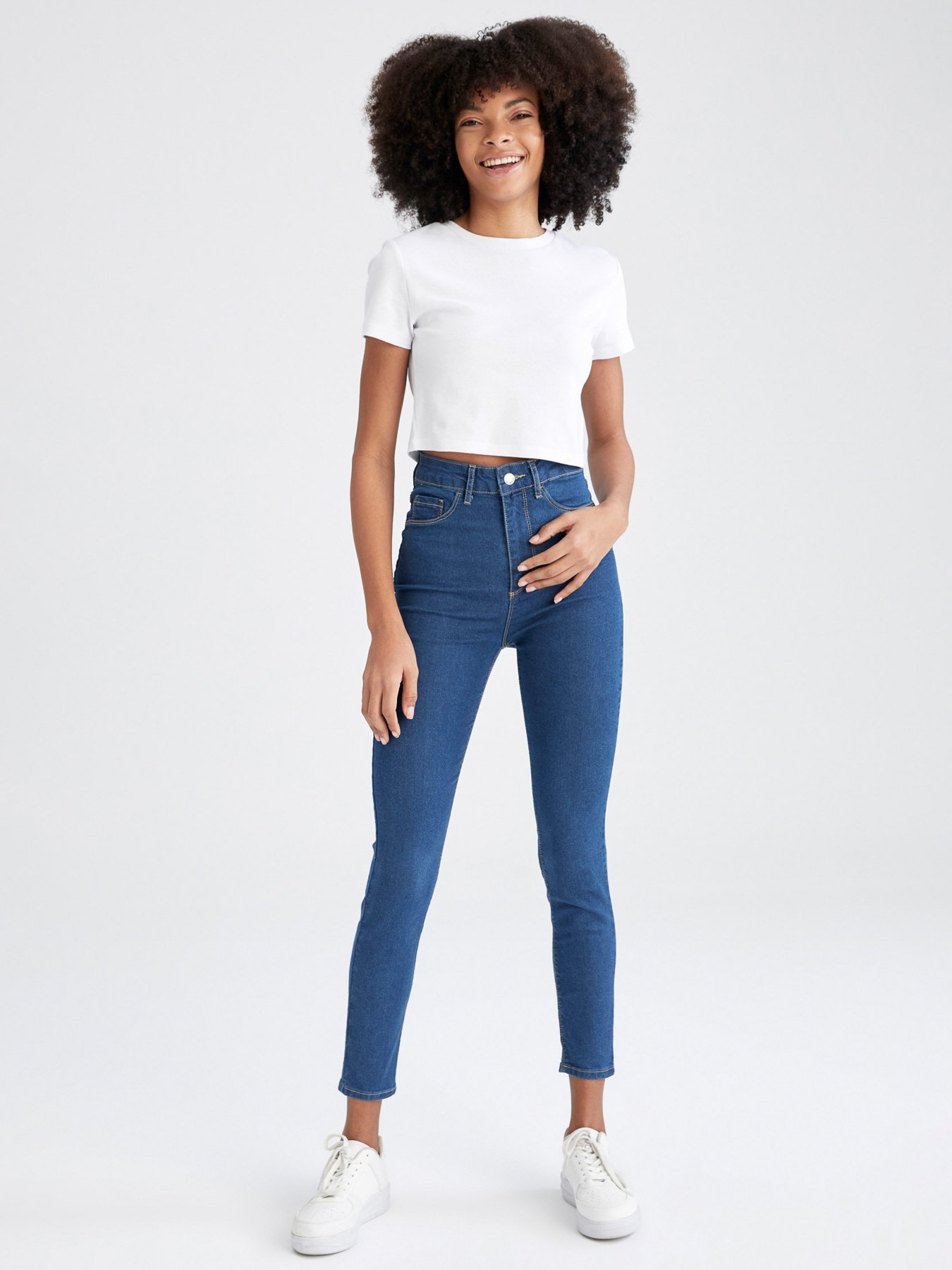 Скинни джинсы DeFacto Skinny модель X0797AZ-NM28 Фото