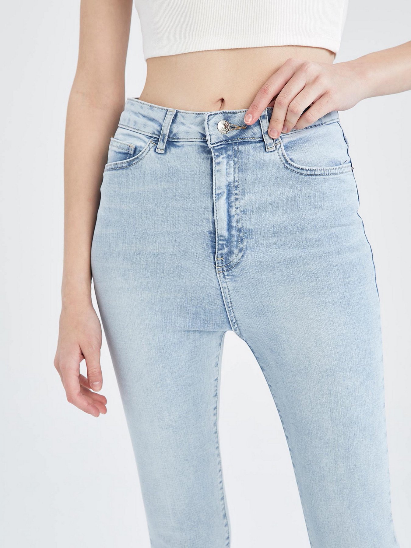 Скинни джинсы DeFacto Super Skinny модель Y0074AZ-NM39 Фото