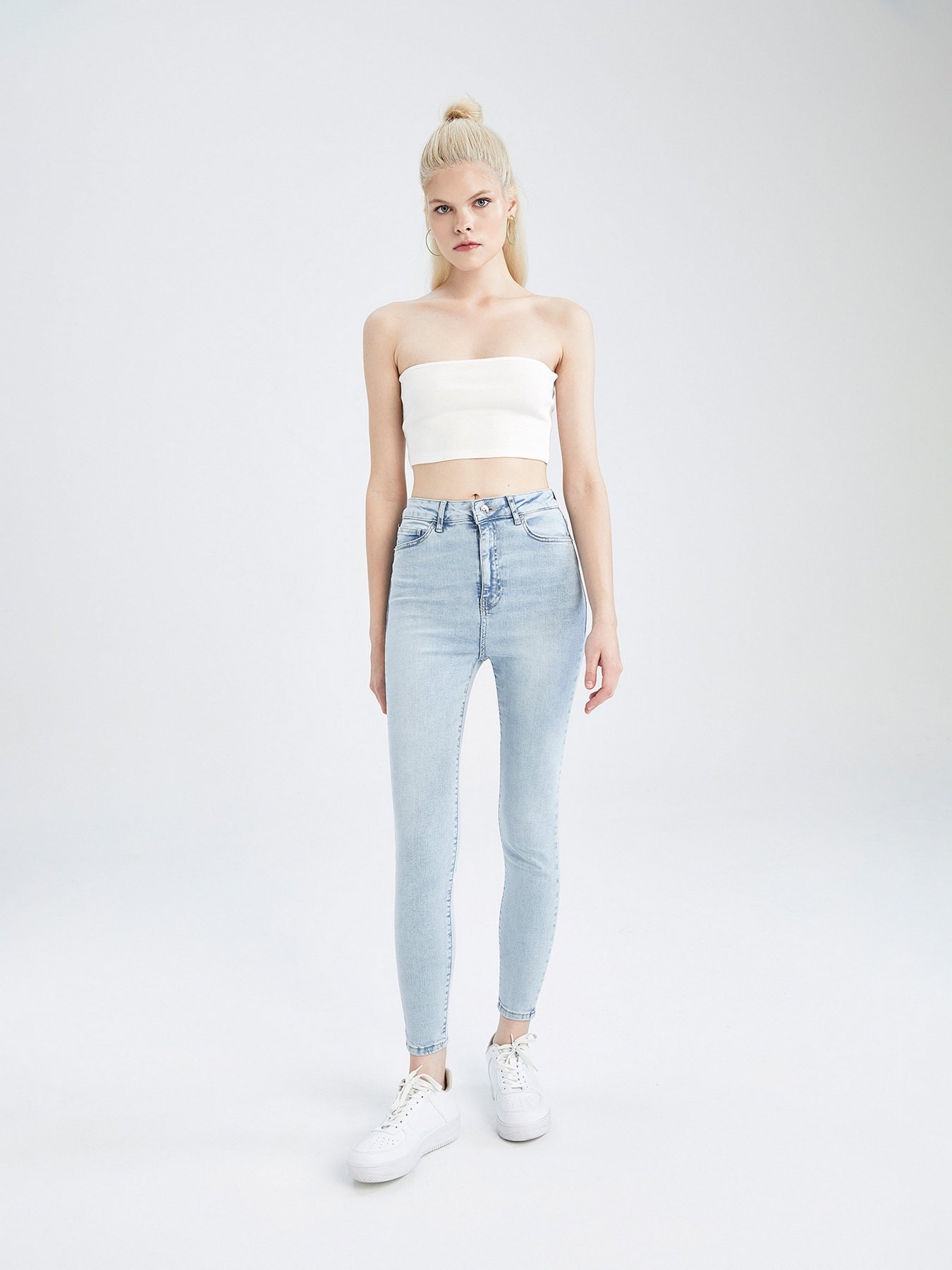 Скинни джинсы DeFacto Super Skinny модель Y0074AZ-NM39 Фото