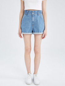 Шорты джинсовые DeFacto Center Vee Tee модель X6847AZ-NM28 Фото