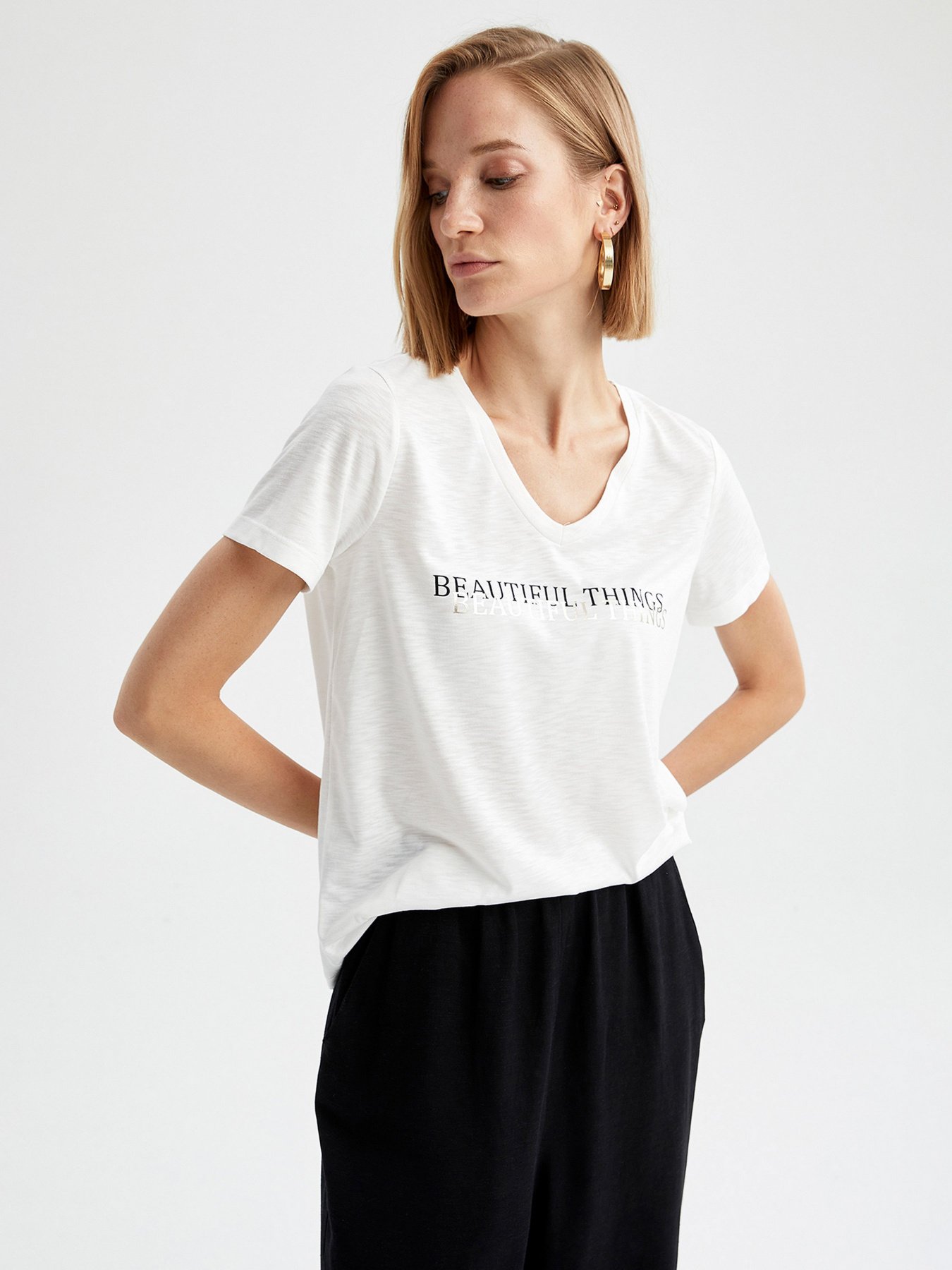 Футболки и поло DeFacto модель W2900AZ-ER105 Фото