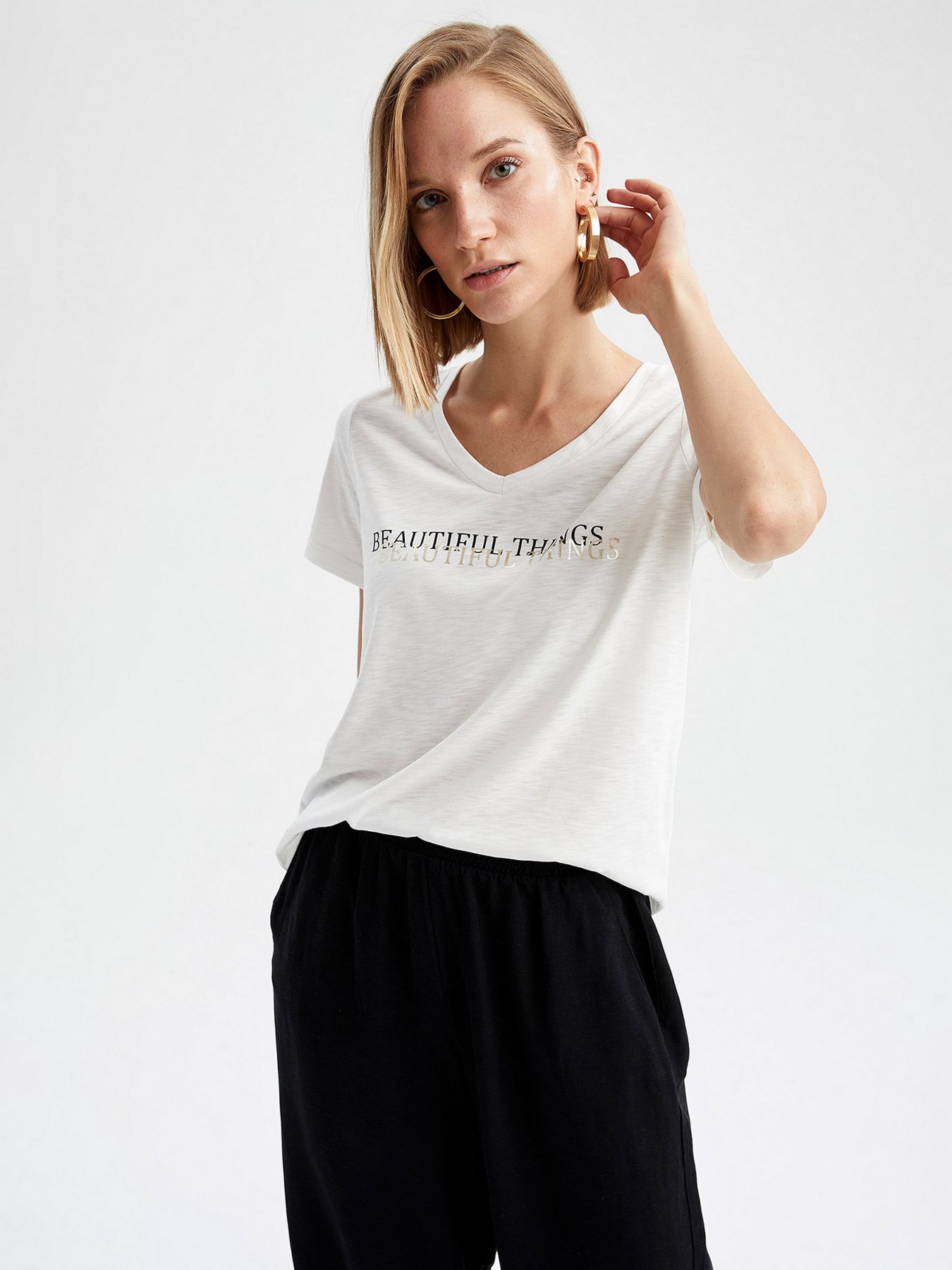 Футболки и поло DeFacto модель W2900AZ-ER105 Фото