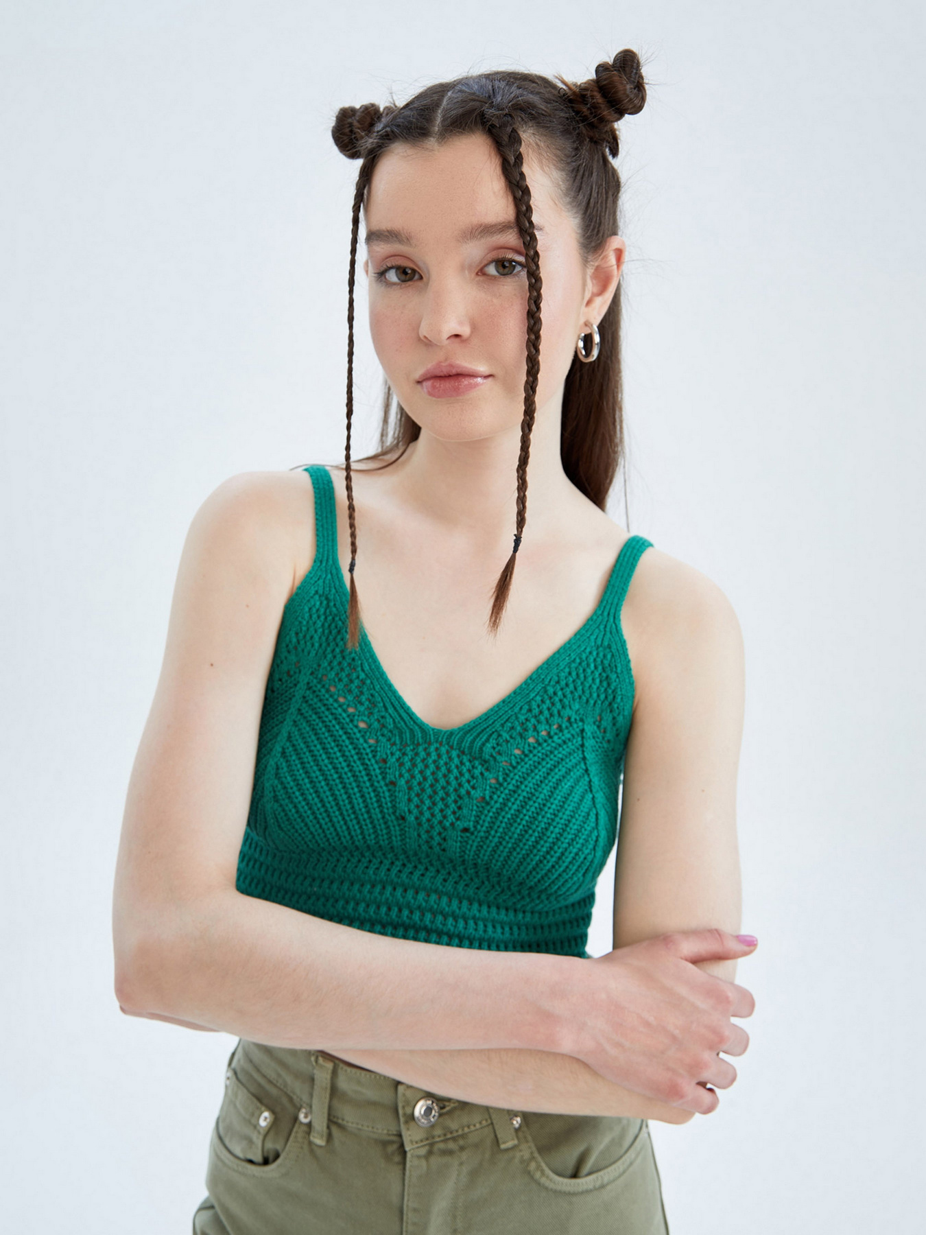 Топ DeFacto модель V8717AZ-GN678 Фото