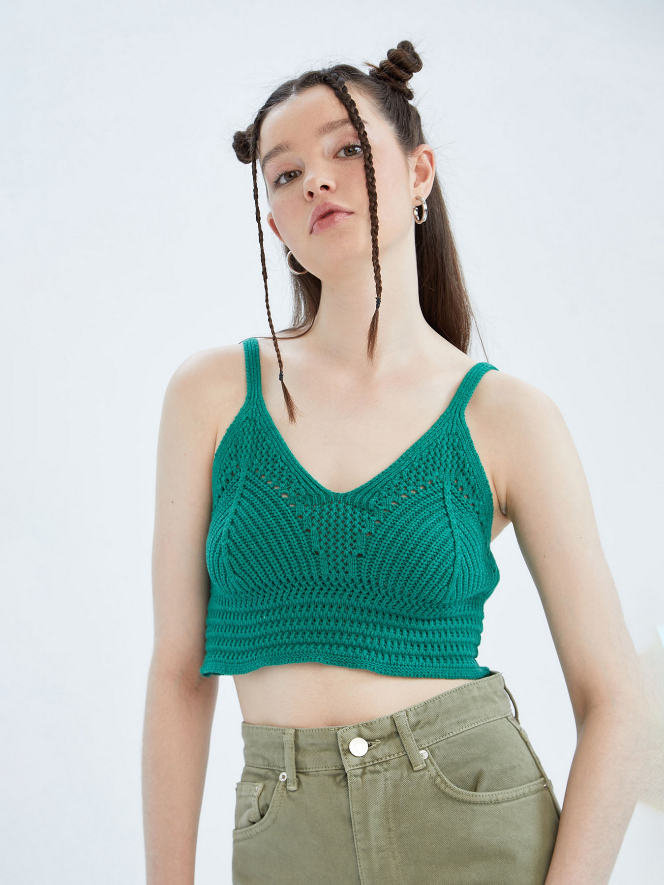 Топ DeFacto модель V8717AZ-GN678 Фото