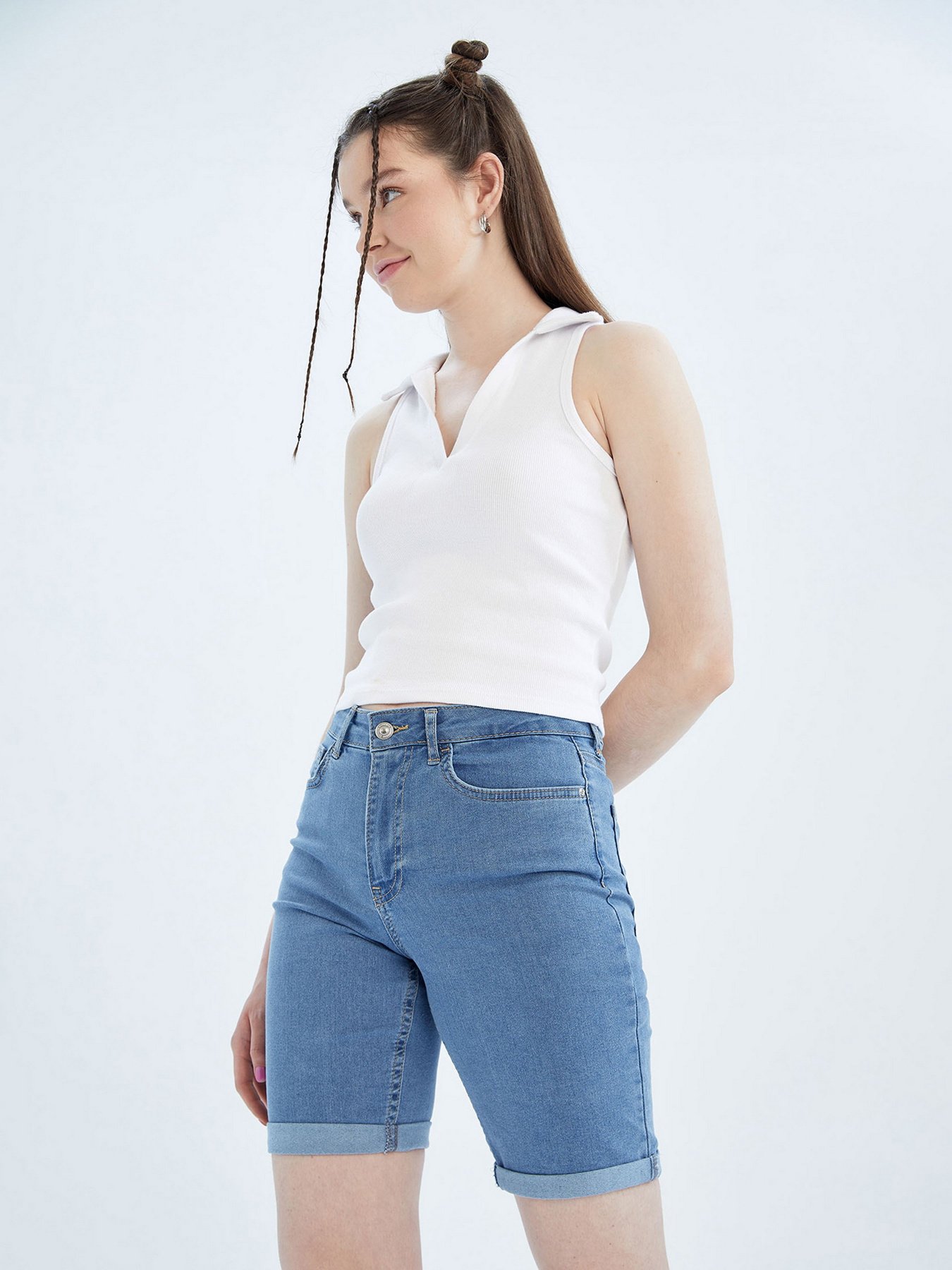 Шорты джинсовые DeFacto модель X3027AZ-NM28 Фото