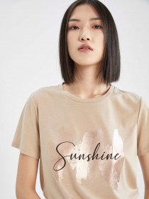 Футболки і поло DeFacto модель X6605AZ-BG322 Фото