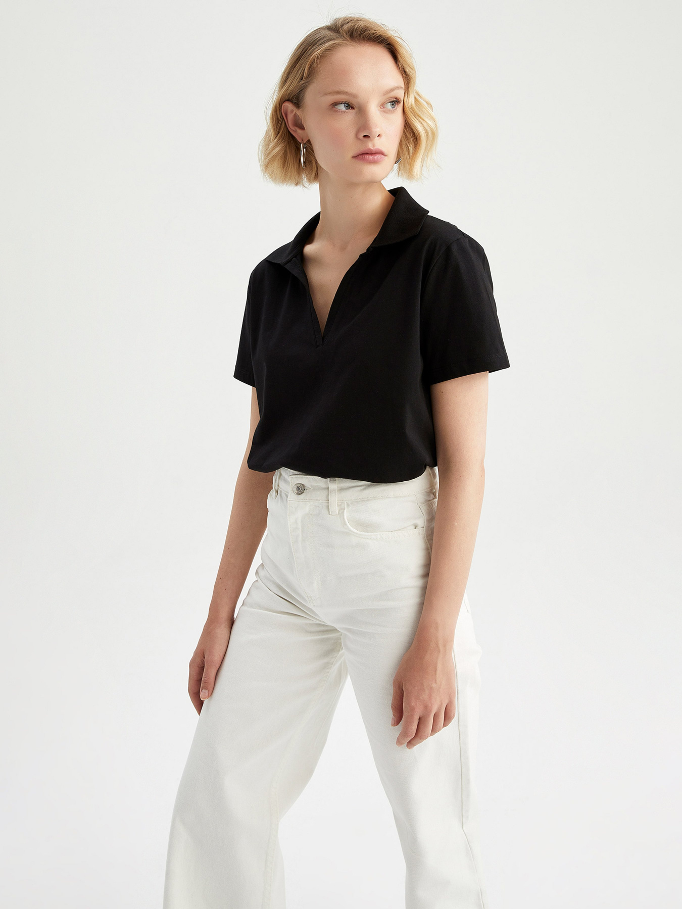 Поло DeFacto модель X0503AZ-BK81 Фото