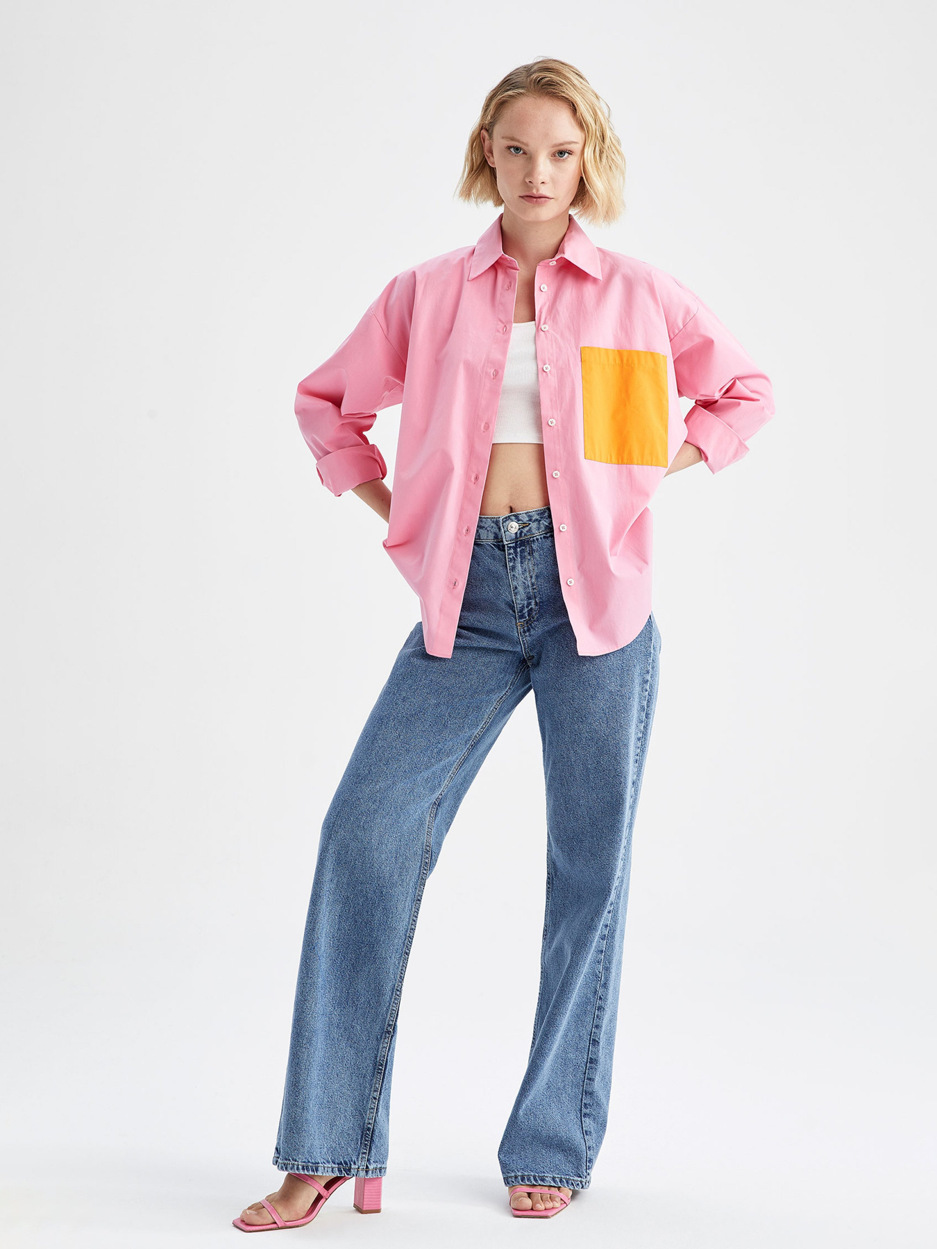 Сорочка повсякденна DeFacto модель Y0188AZ-PN164 Фото