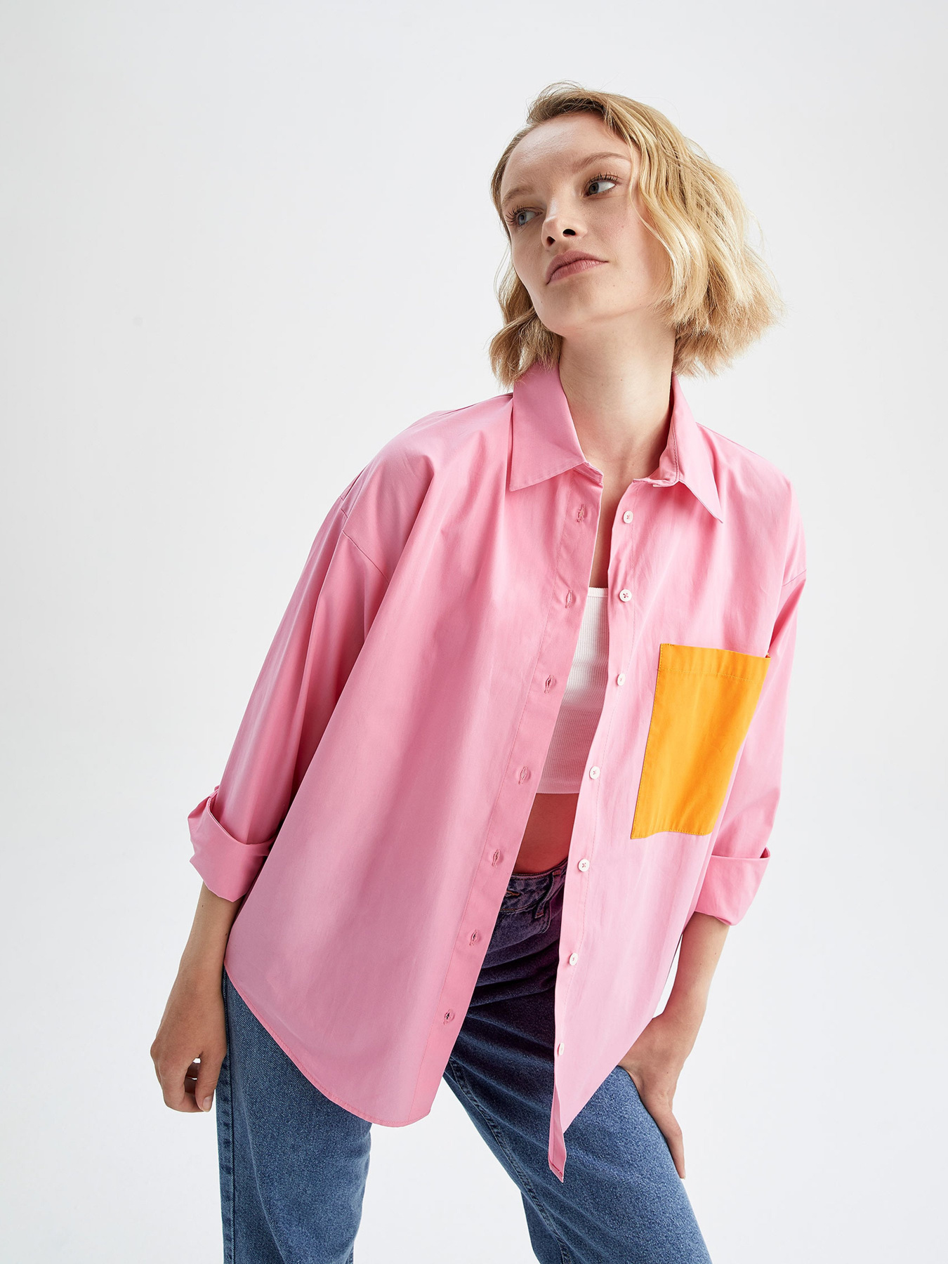 Сорочка повсякденна DeFacto модель Y0188AZ-PN164 Фото