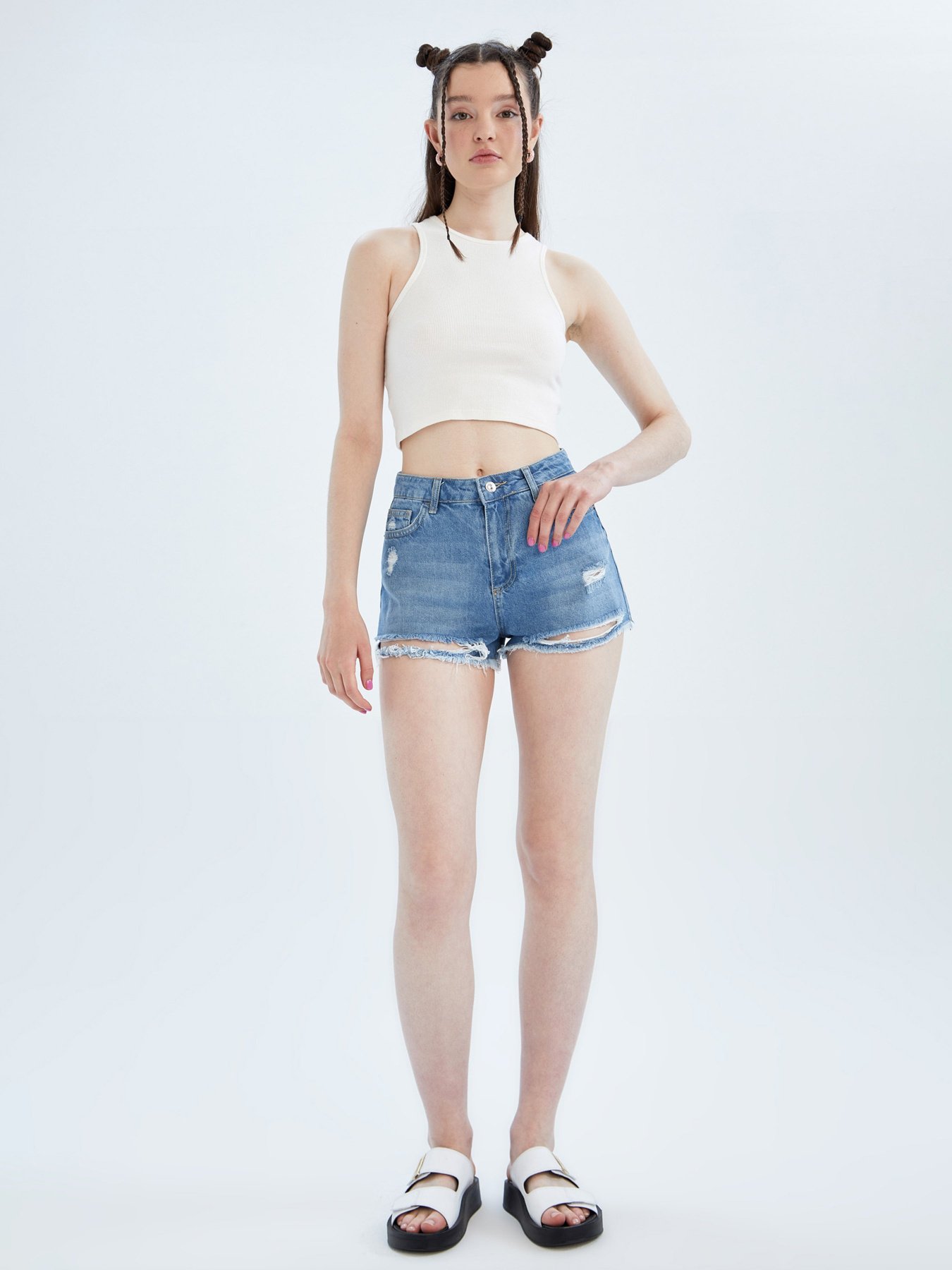 Шорты джинсовые DeFacto модель X5284AZ-NM28 Фото