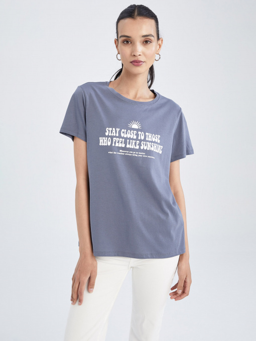 Футболки і поло DeFacto модель X4564AZ-GR328 Фото