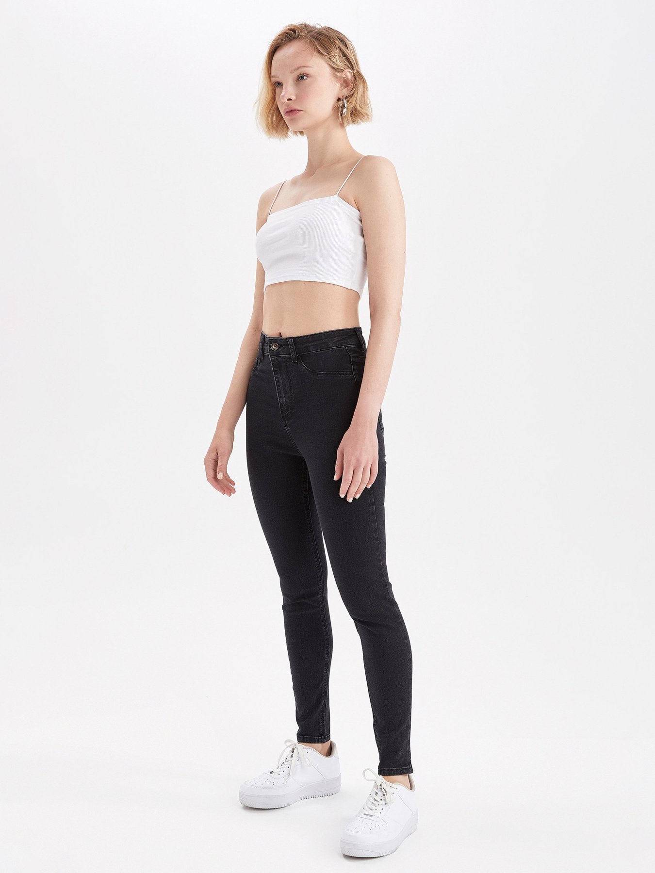 Скинни джинсы DeFacto Skinny модель X0797AZ-NM36 Фото