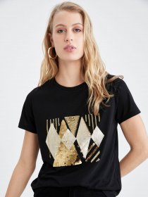 Футболка DeFacto модель X3532AZ-BK81 Фото