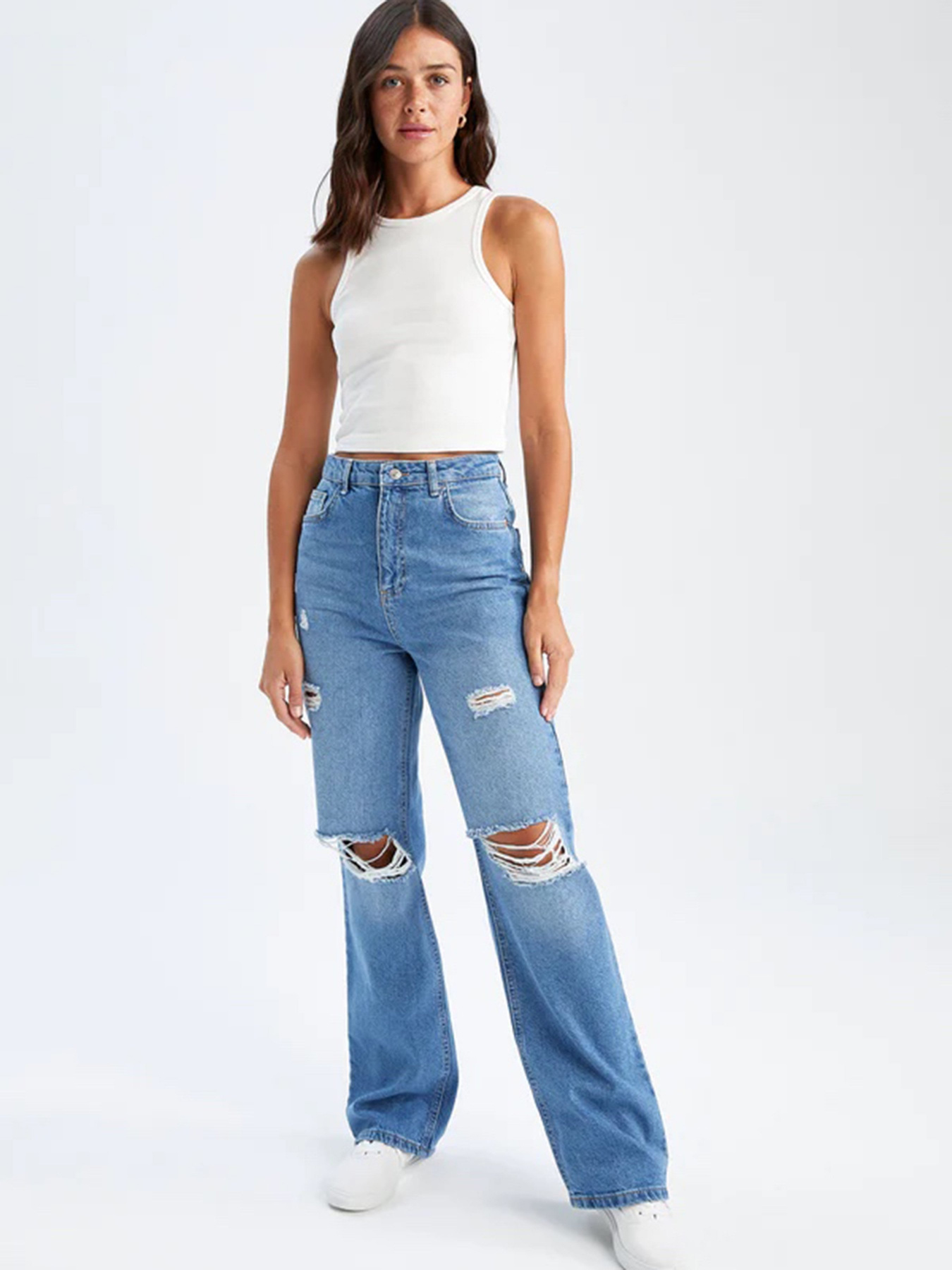 Широкие джинсы DeFacto модель Y2683AZ-NM28 Фото