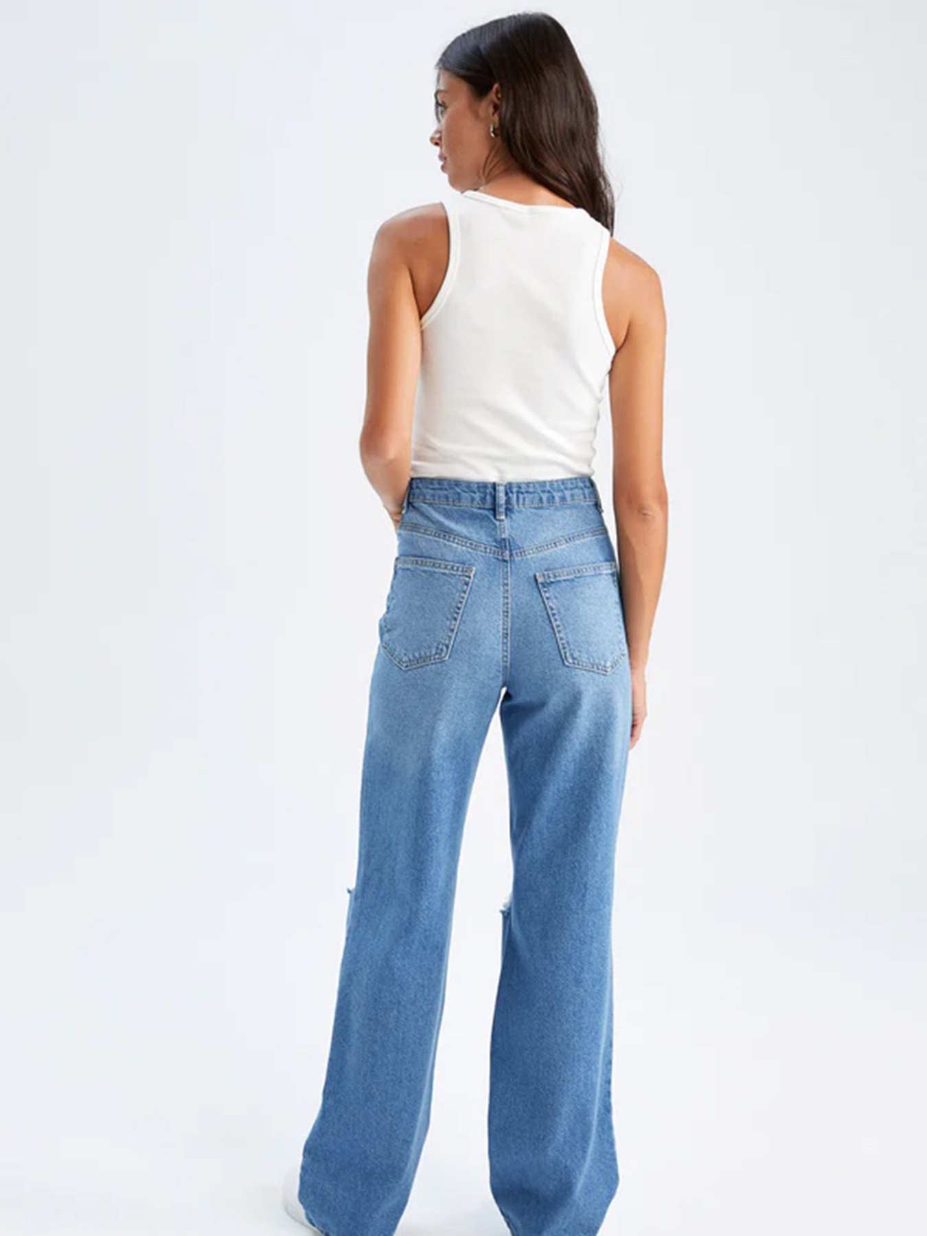 Широкие джинсы DeFacto модель Y2683AZ-NM28 Фото