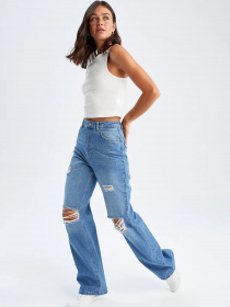 Широкие джинсы DeFacto модель Y2683AZ-NM28 Фото