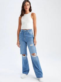 Широкі джинси DeFacto модель Y2683AZ-NM28 Фото