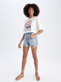 Джинсові шорти DeFacto модель Y0222AZ-NM34 Фото