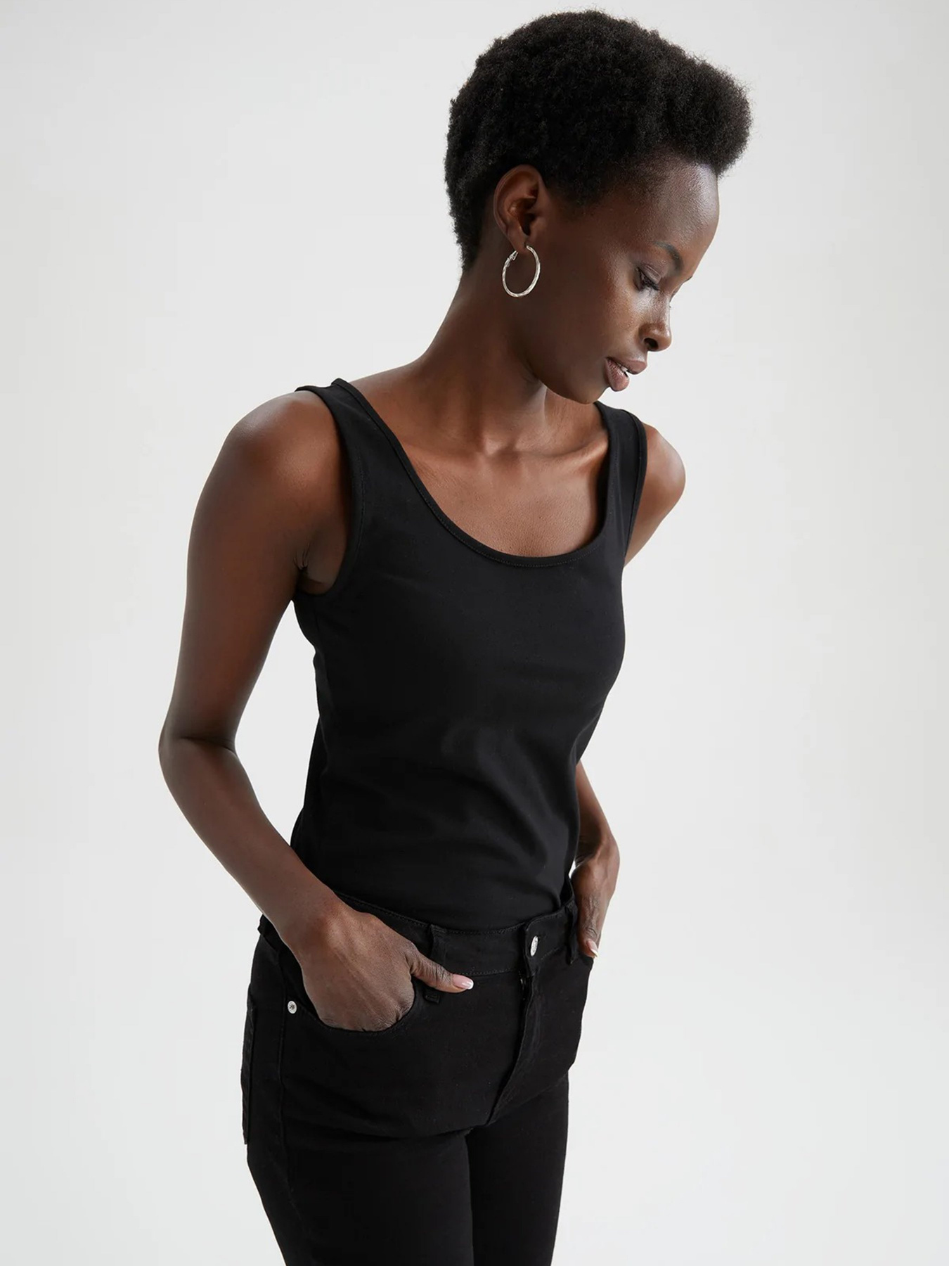 Майка для дому DeFacto модель I1059AZ-BK27 Майка для дому DeFacto модель I1059AZ-BK27 Фото