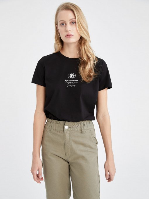 Футболки і поло DeFacto модель W9823AZ-BK27 Фото