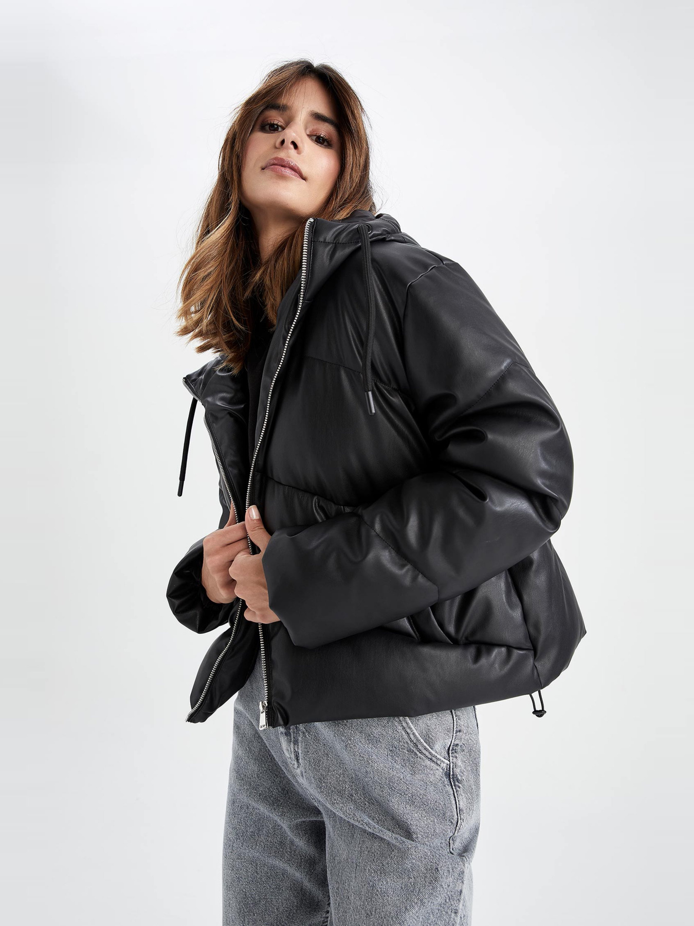 Куртка кожаная DeFacto модель X2038AZ-BK27 Фото