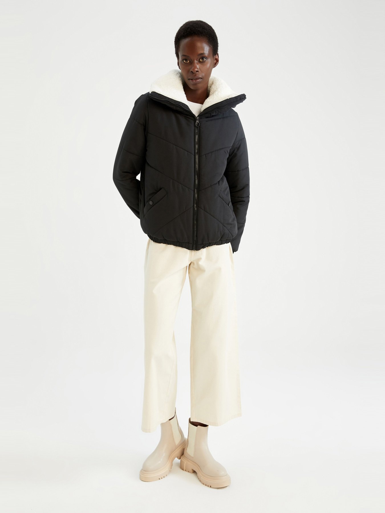 Зимняя куртка DeFacto модель X7033AZ-BK27 Фото