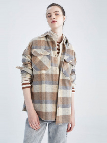 Куртка-сорочка DeFacto модель S0420AZ-BG203 Куртка-сорочка DeFacto модель S0420AZ-BG203 Фото