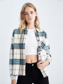 Сорочка повсякденна DeFacto модель R9750AZ-GN1028 Фото