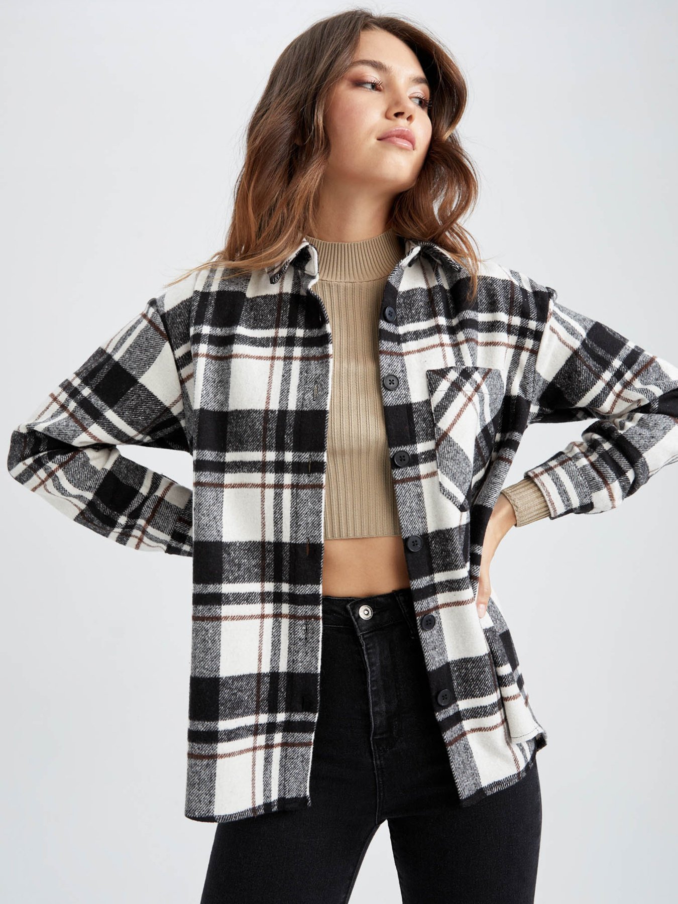 Рубашка DeFacto модель R3725AZ-BK81 Фото