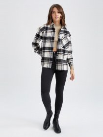 Сорочка повсякденна DeFacto модель R3725AZ-BK81 Фото