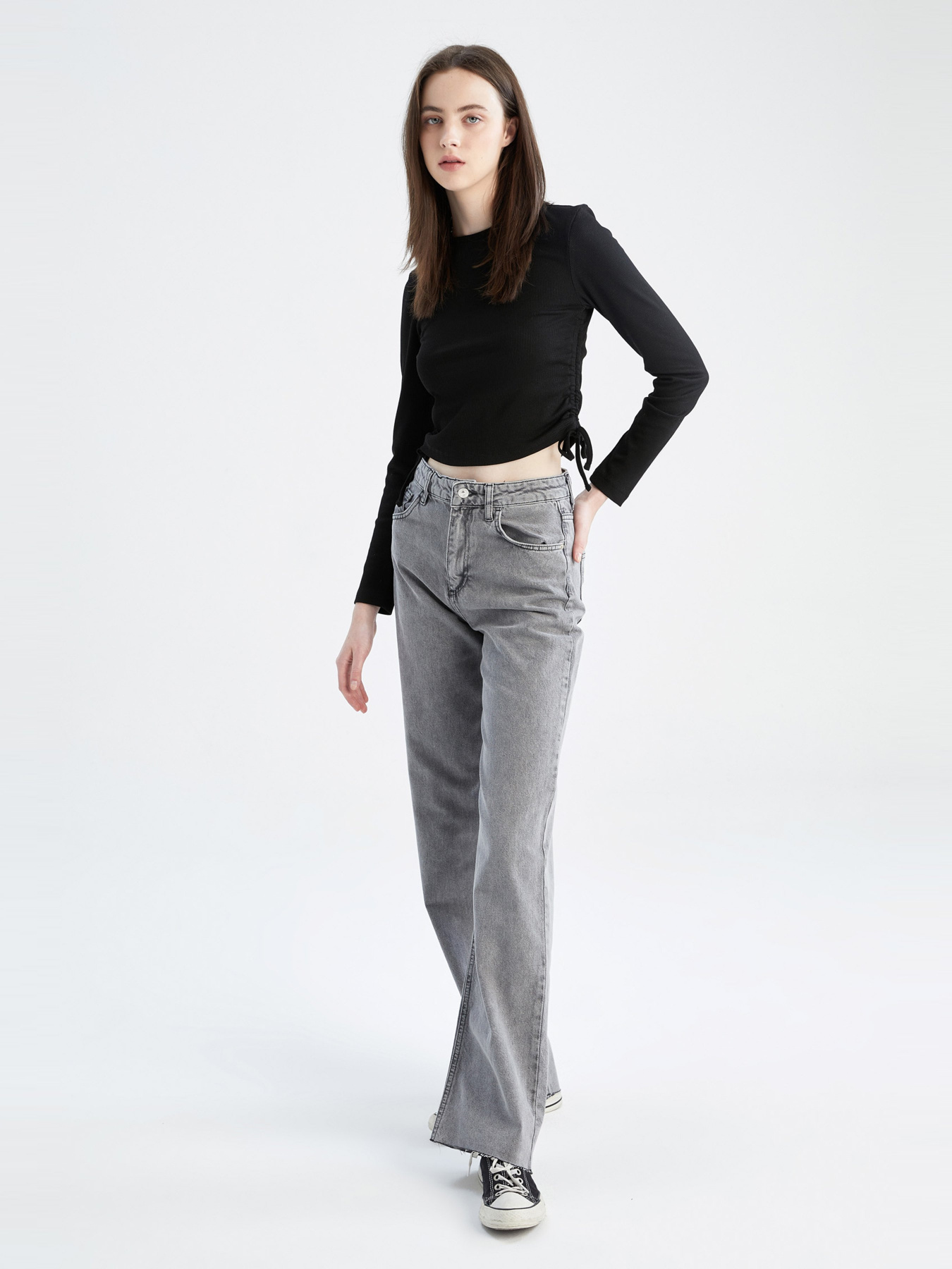 Топ DeFacto модель V4125AZ-BK81 Фото