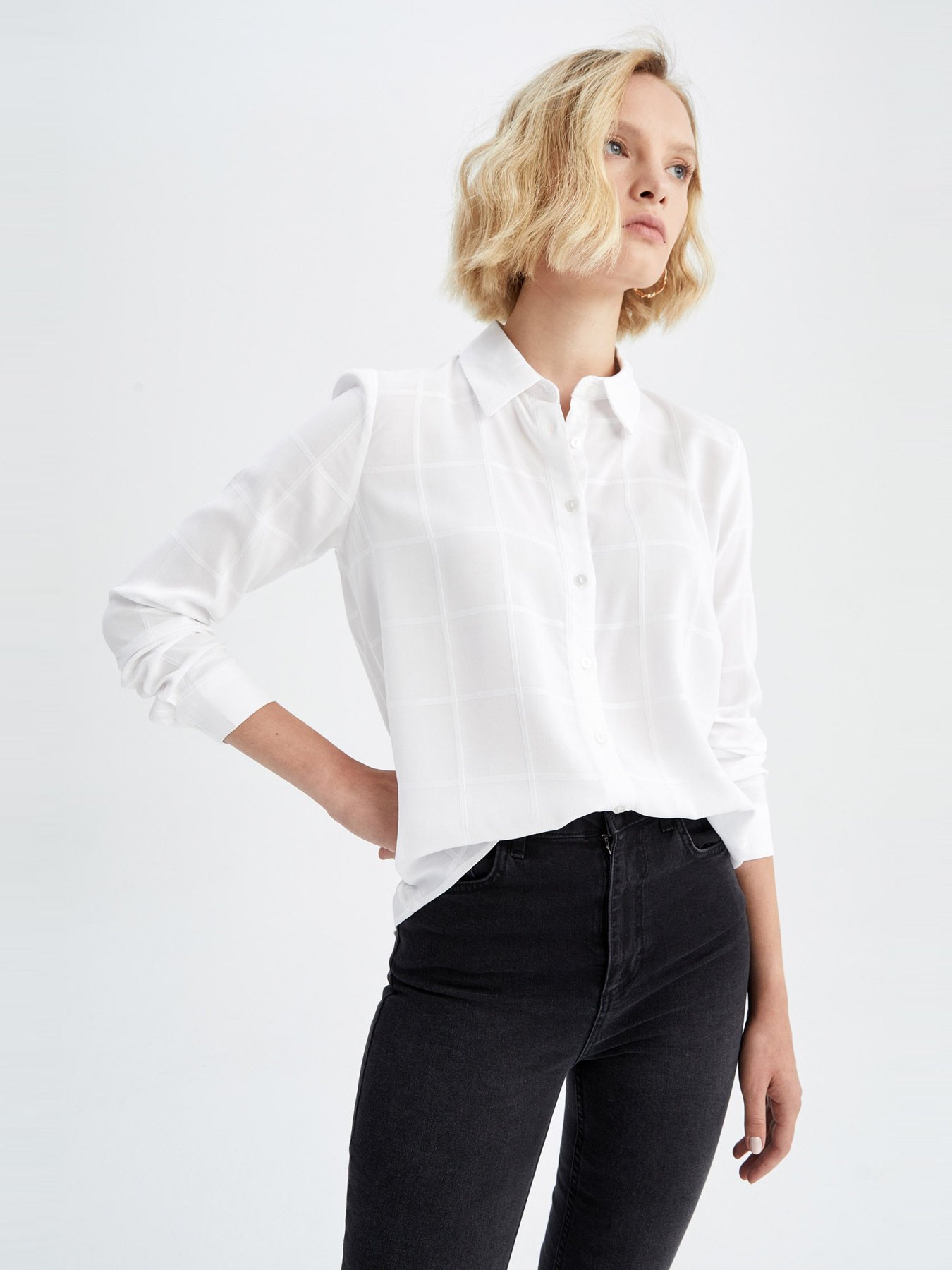 Сорочка повсякденна DeFacto модель M9480AZ-WT32 Фото