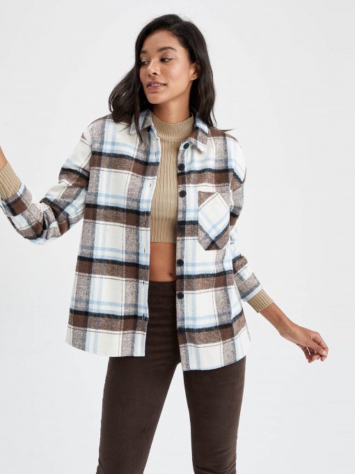 Сорочка повсякденна DeFacto модель R3725AZ-BE429 Фото