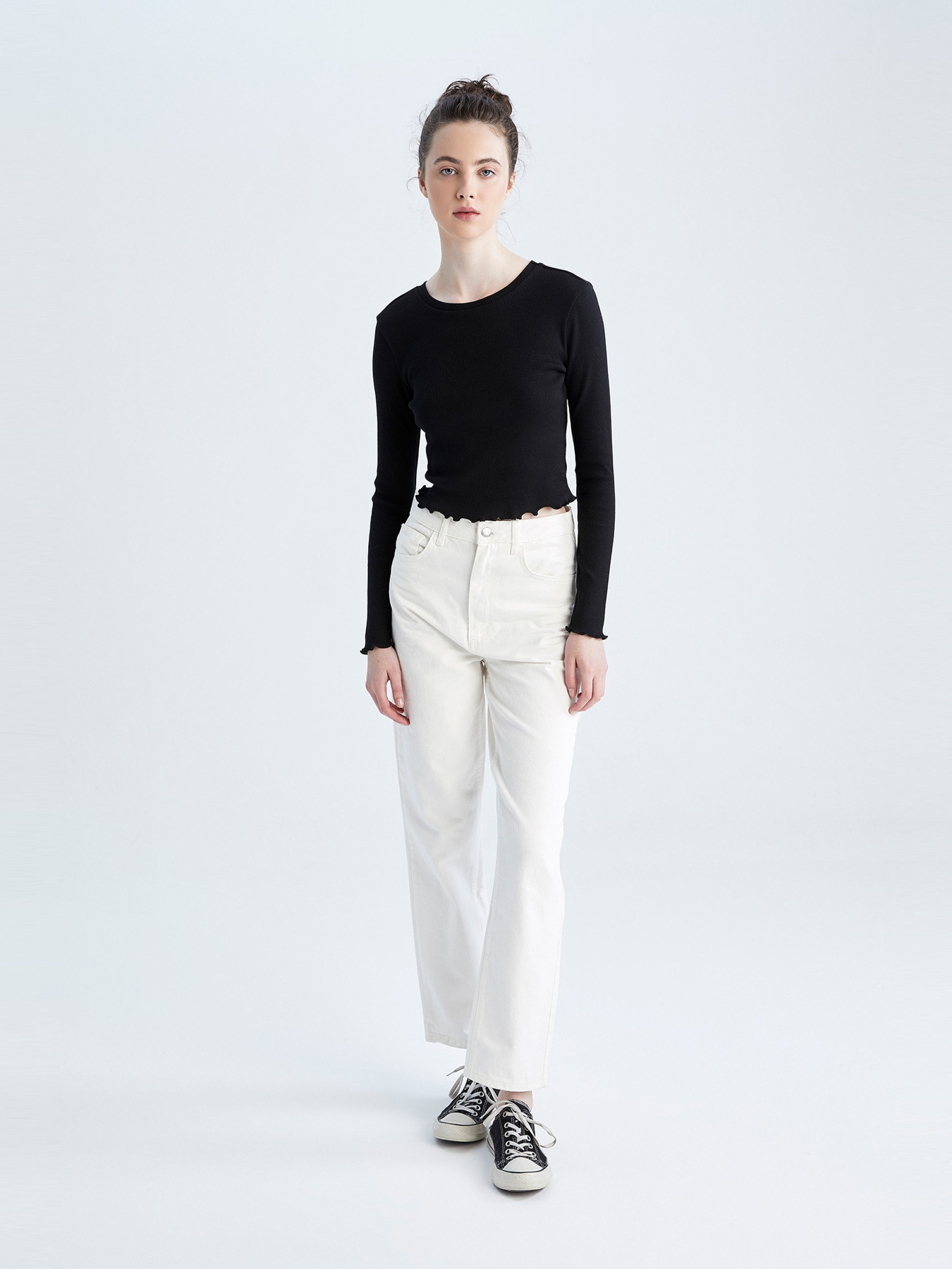 Топ DeFacto модель Y9870AZ-BK81 Фото