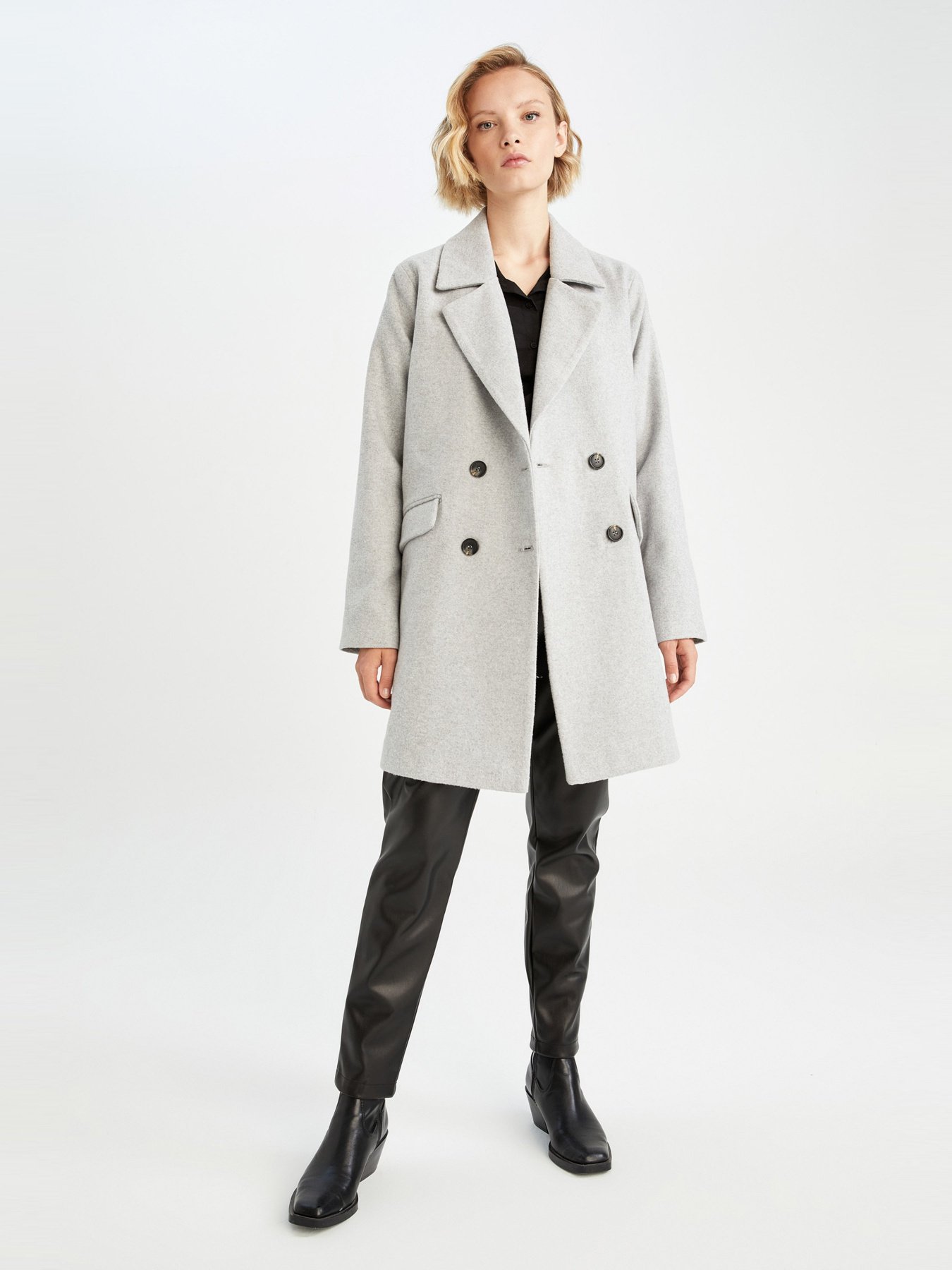 Пальто DeFacto модель X2182AZ-GR2 Фото