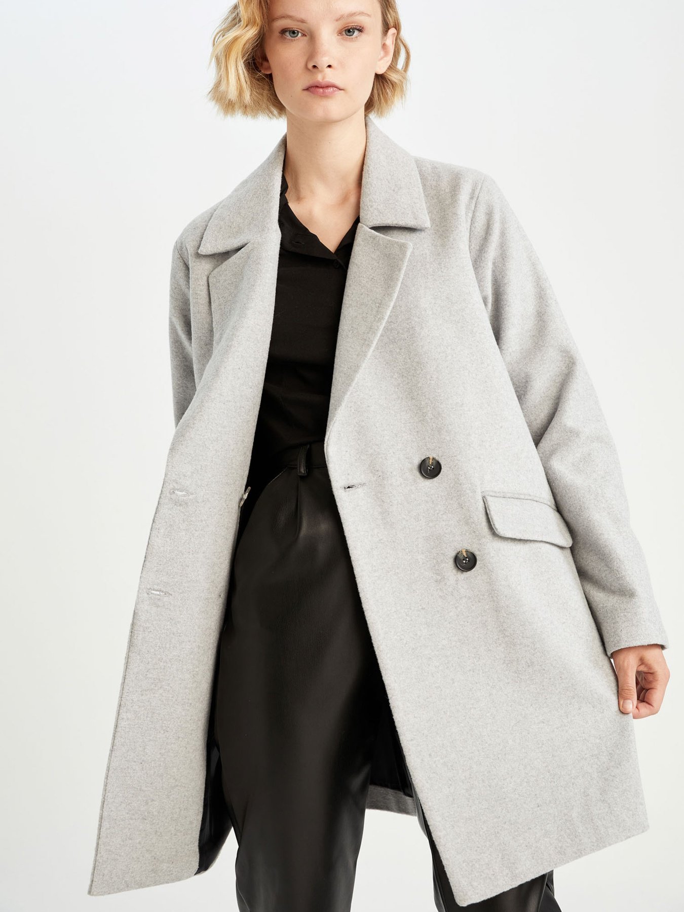 Пальто DeFacto модель X2182AZ-GR2 Фото