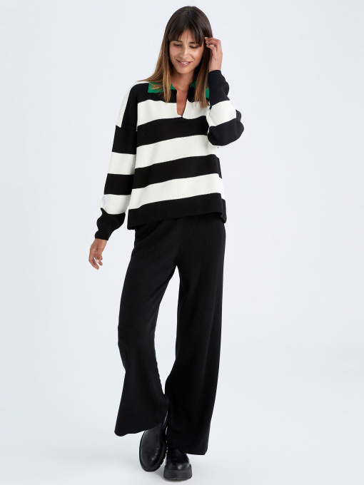 Брюки палаццо DeFacto модель T8004AZ-BK27 Фото