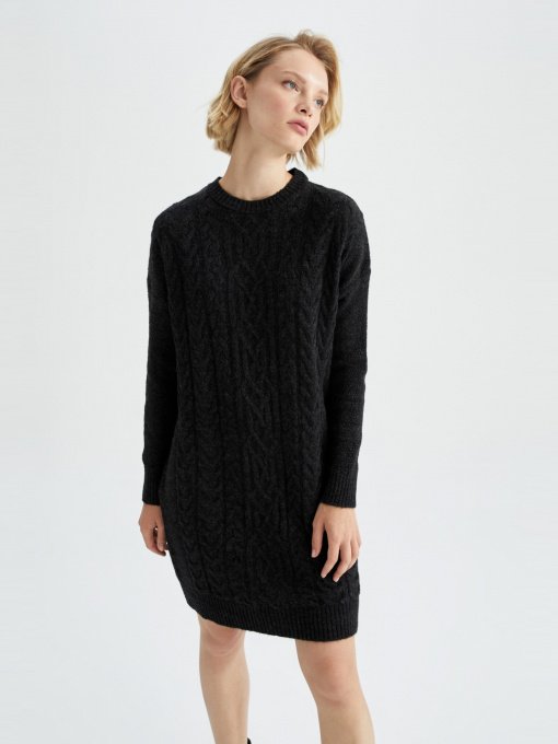 Платье мини DeFacto модель W5285AZ-BK27 Фото