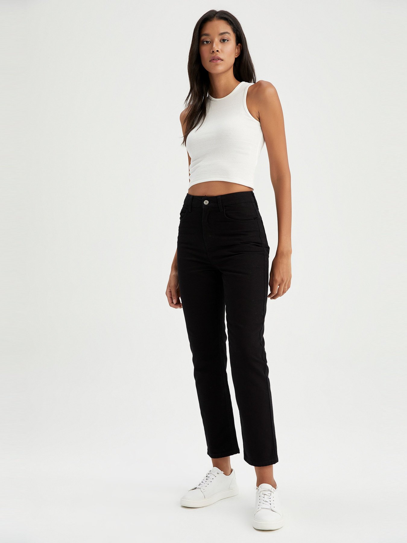 Прямые джинсы DeFacto модель T5617AZ-BK81 Фото