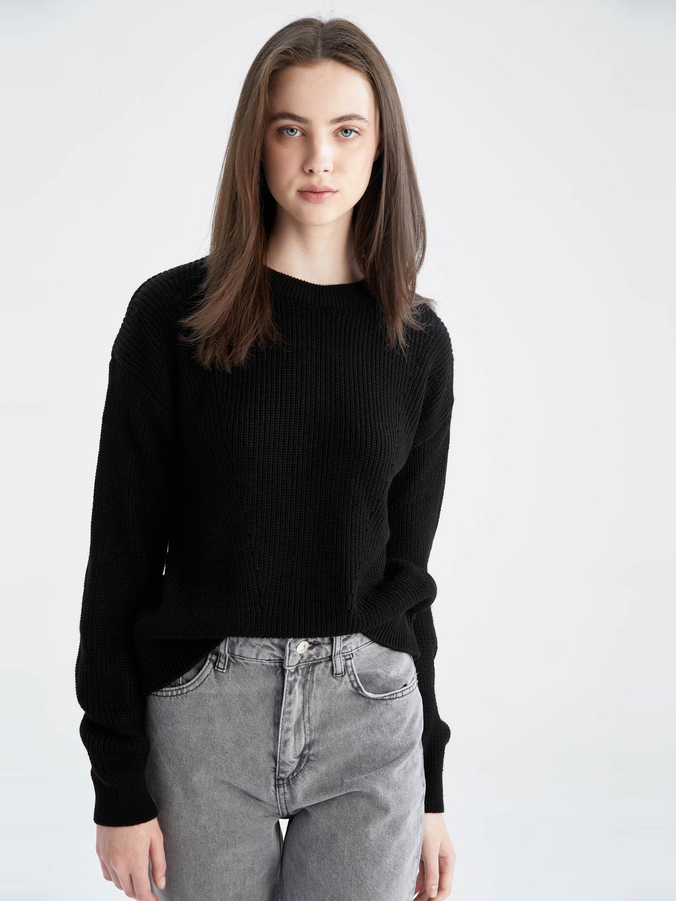 Джемпер DeFacto модель H6905AZ-BK27 Фото