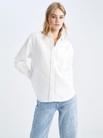 Сорочка повсякденна DeFacto модель V2439AZ-WT34 Фото