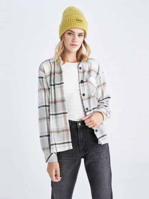 Рубашка повседневная DeFacto модель R9750AZ-GR91 Фото