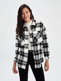 Сорочка повсякденна DeFacto модель S0420AZ-BK27 Фото