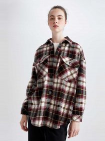 Сорочка повсякденна DeFacto модель S0420AZ-BR169 Сорочка повсякденна DeFacto модель S0420AZ-BR169 Фото