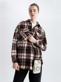 Сорочка повсякденна DeFacto модель S0420AZ-BR169 Сорочка повсякденна DeFacto модель S0420AZ-BR169 Фото