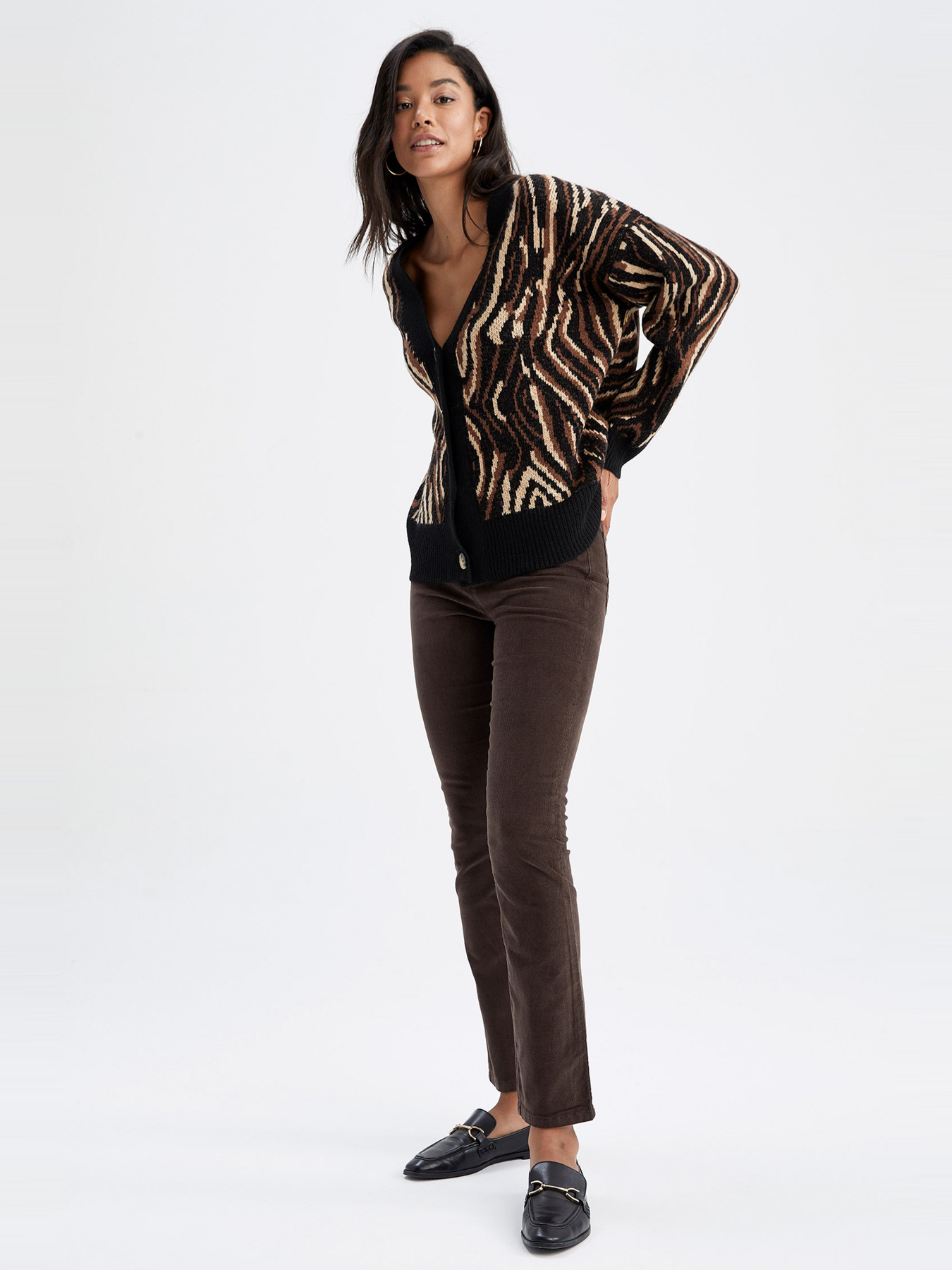 Зауженные джинсы DeFacto модель S0611AZ-BN335 Фото